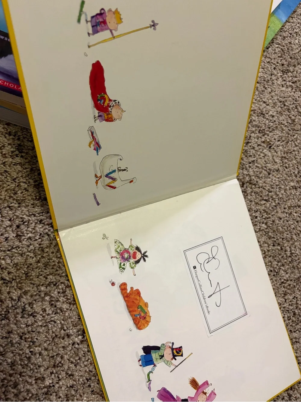 Signed by author Jamie Lee Curtis Big Words for Little People